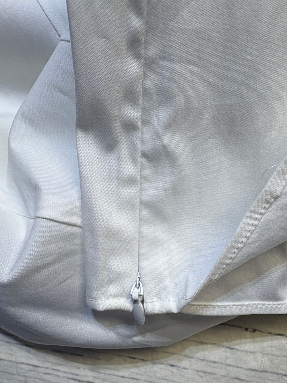 NWT Lafayette 148 New York White Side Zip Shirt with Collar sz 16 - Picture 7 of 11